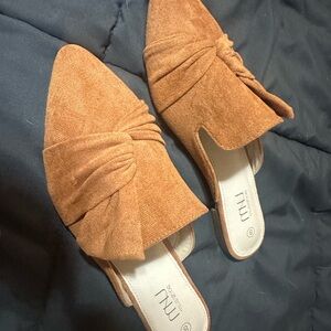 Women's Tan Slip-On Shoes